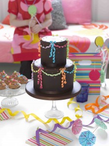 Retro party cake