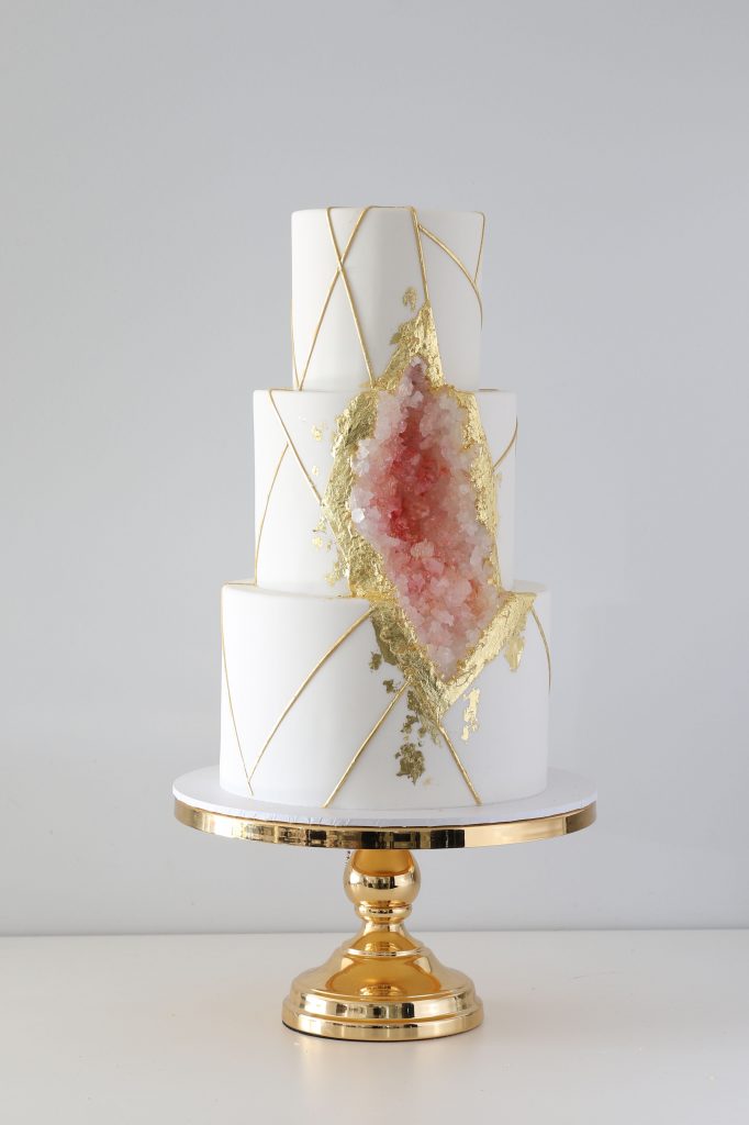 Geode Wedding Cake