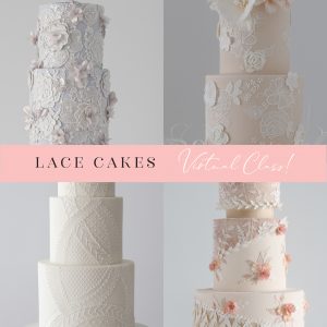 Virtual Lace Cakes Online Class